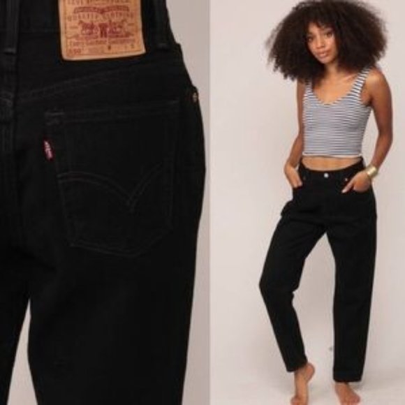 Levi's Denim - Levi 550 Jeans Classic Relaxed Tapered Hi Rise Mom